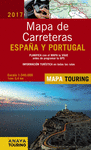 MAPA DE CARRETERAS DE ESPAÑA Y PORTUGAL 2017